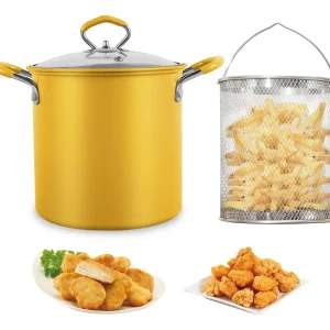 Olla Freidora Con Canasta para Papas Fritas o Pollo 3 Litros